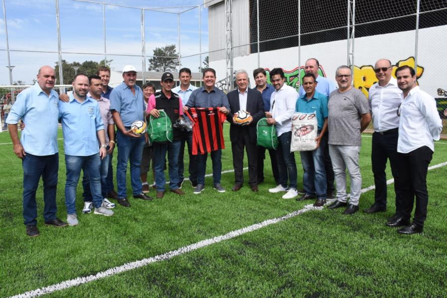 Vereadores prestigiam inauguração do Complexo Esportivo Bernardo Ribas Carli
